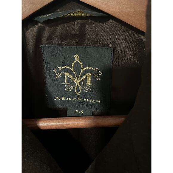 Mackage Chocolate Brown peacoat, Wool/Cashmere, Size P/S, KB363hang - Picture 4 of 8